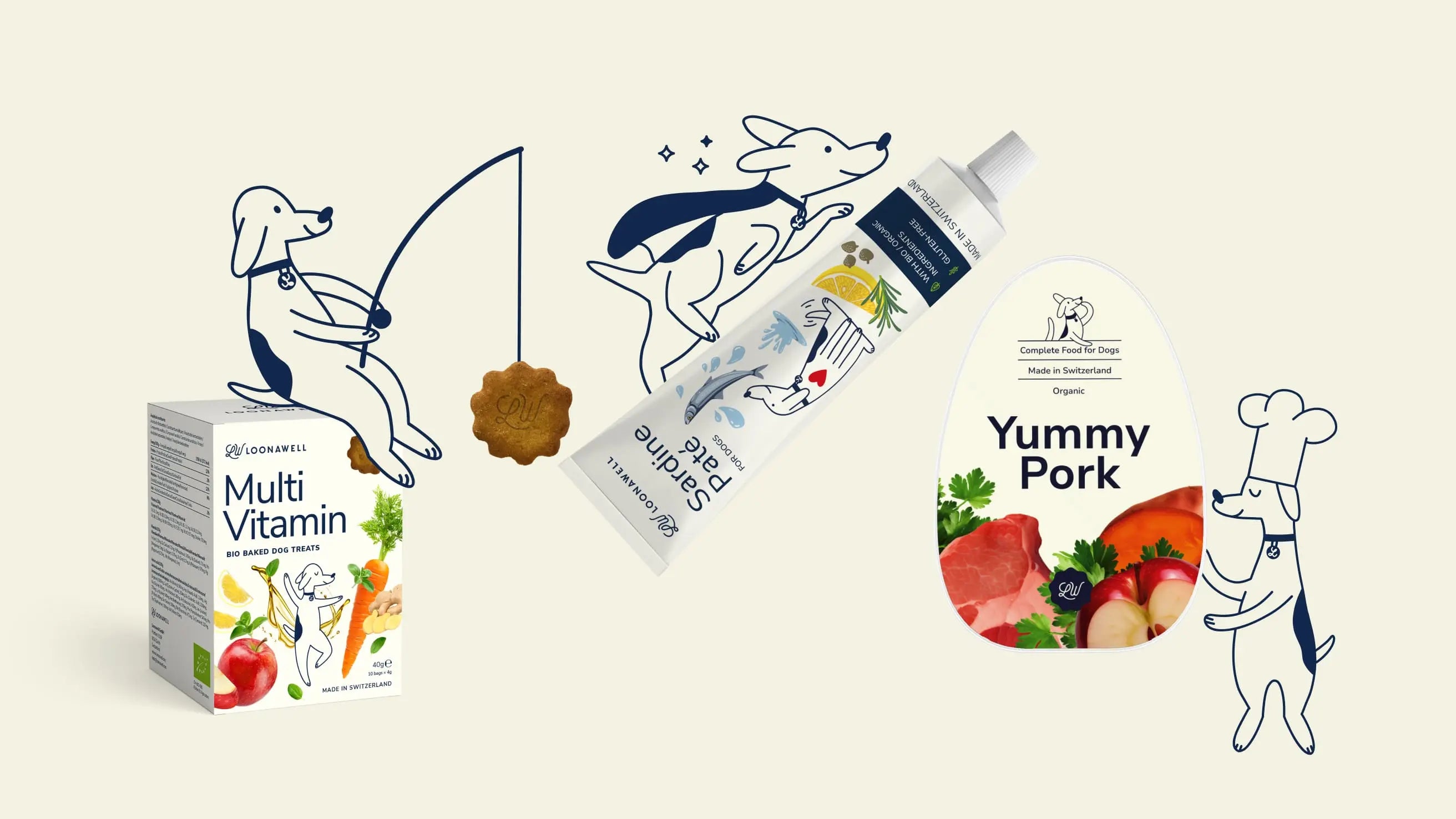 LOOONAWELL's ambassador Loona with the LOONAWELL range of products