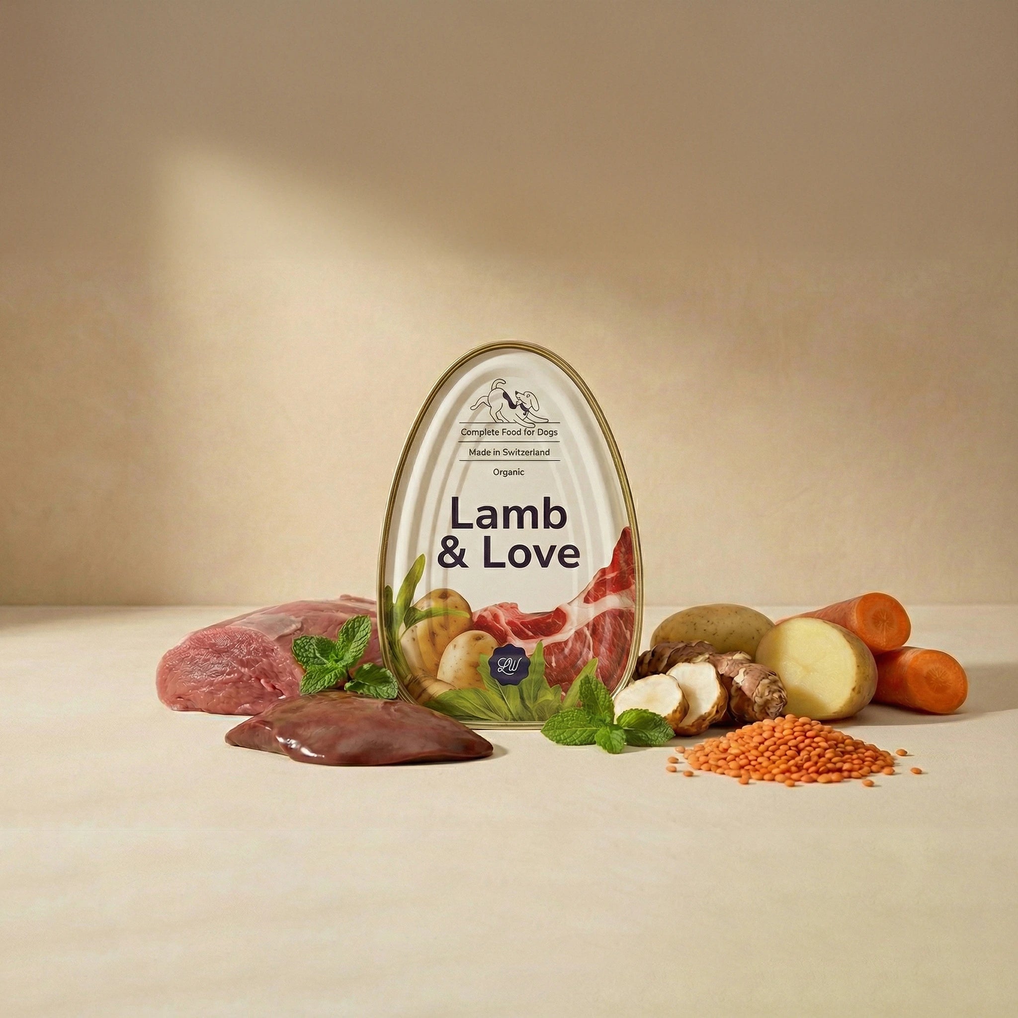 Lamb & Love, Organic Complete Food for Dogs