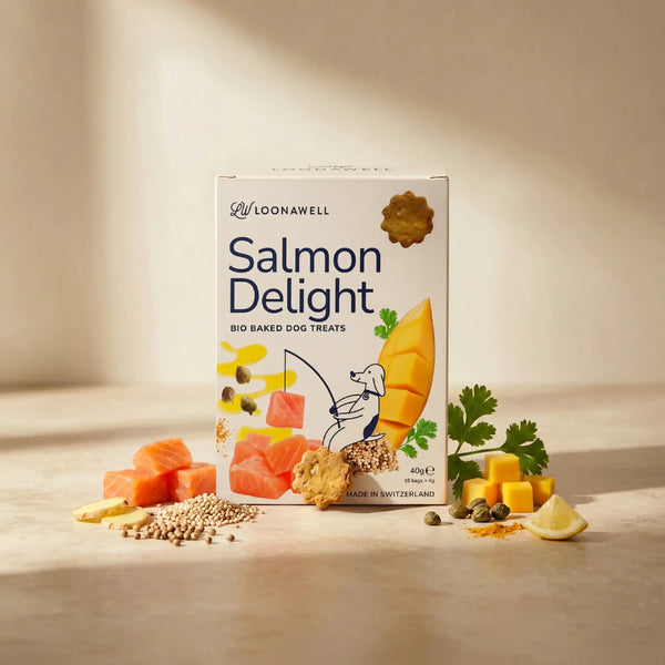 ドッグフード La belle lune LOONAWELL - Salmon Organic Treats with Omega 3