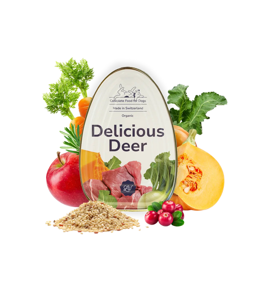 LOONAWELL - Delicious Deer, Organic Complete Food for Dogs