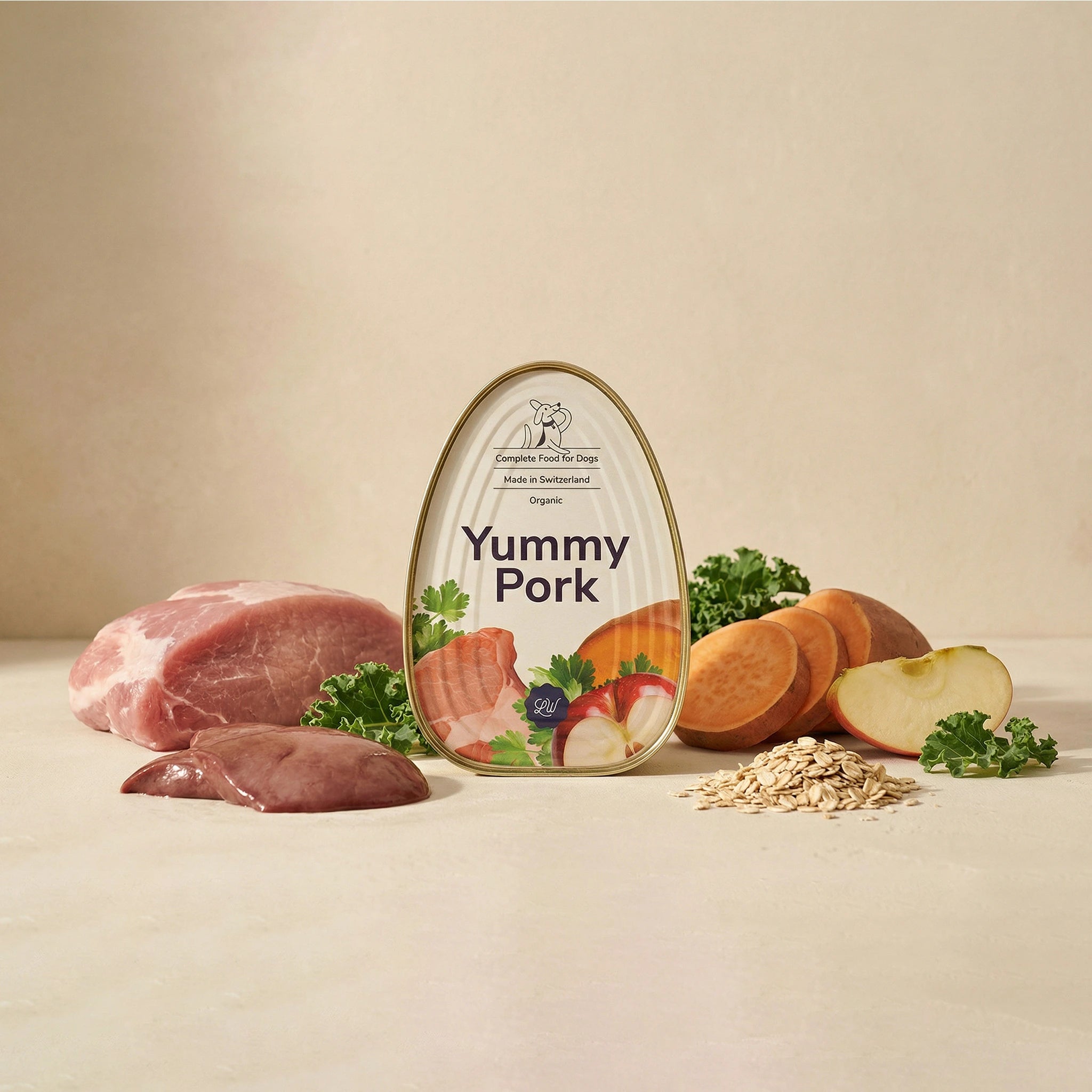 Yummy Pork, Organic Complete Food for Dogs