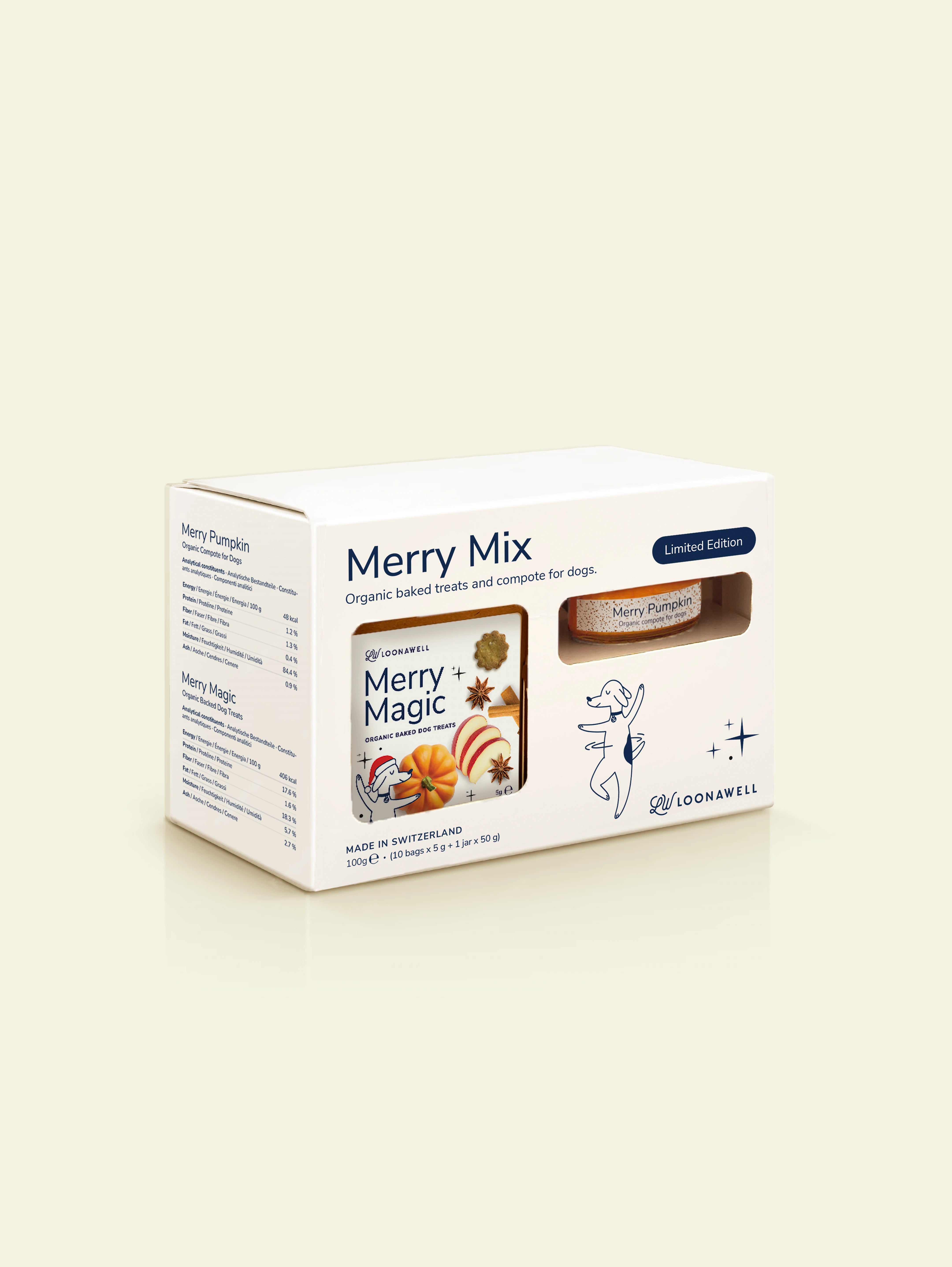 Merry Mix, Bio-Snacks und Kompott für Hunde