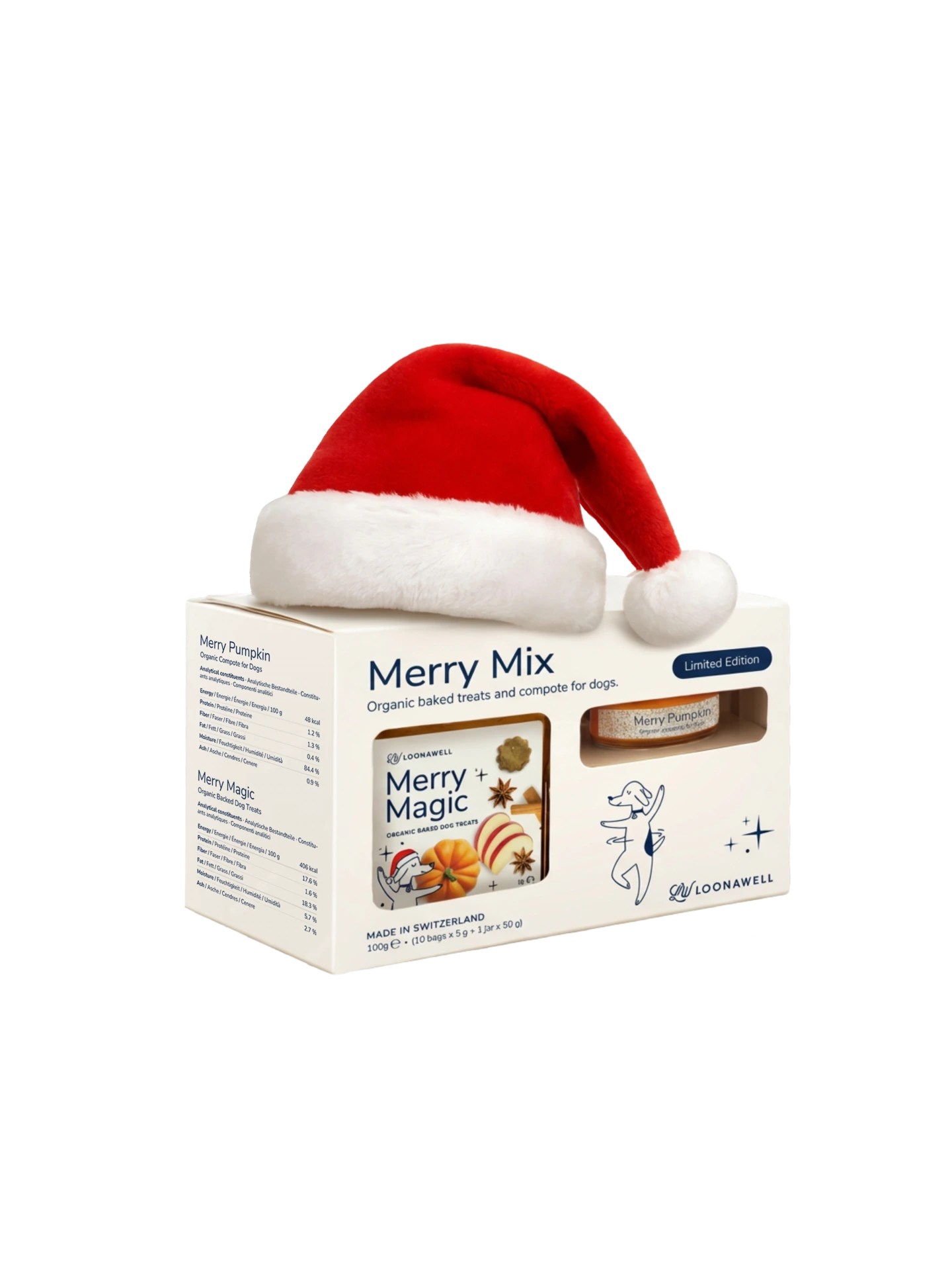 Merry Mix, croccantini biologici e composta per cani